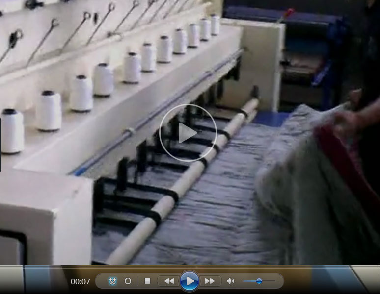 The sewing machine works video